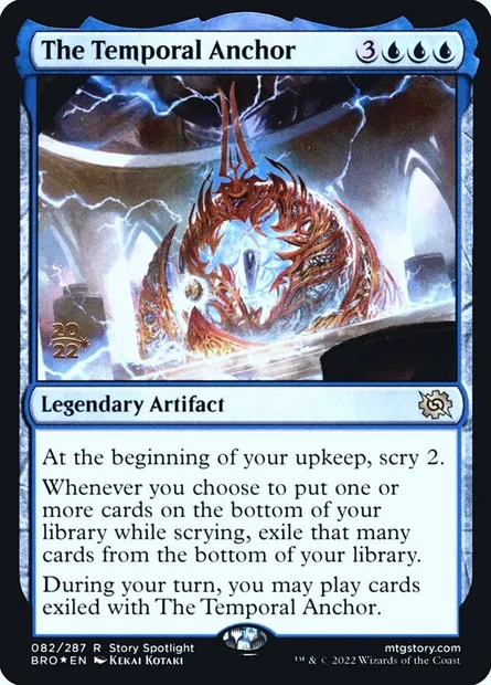 The Temporal Anchor, Magic card PBRO 82s — The Brothers' War Promos set