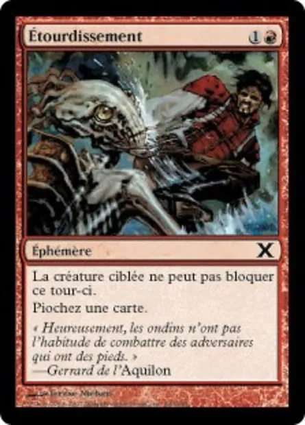 Étourdissement, carte Magic 10E 240 — extension Dixième édition
