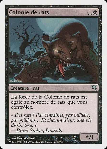 Colonie de rats, carte Magic PSAL A27 — extension Salvat 2005