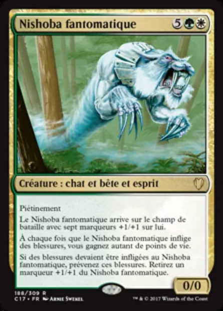 Nishoba fantomatique, carte Magic C17 188 — extension Commander 2017