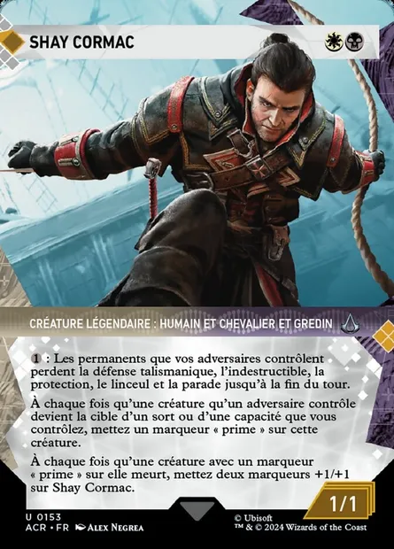 Shay Cormac, carte Magic ACR 153 — extension Assassin's Creed