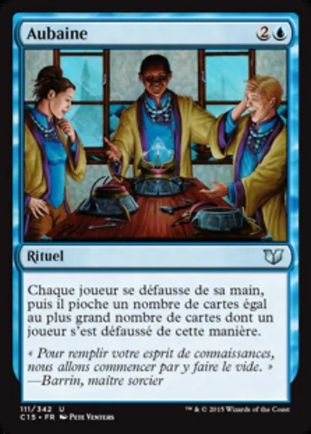 Aubaine, carte Magic C15 111 — extension Commander 2015