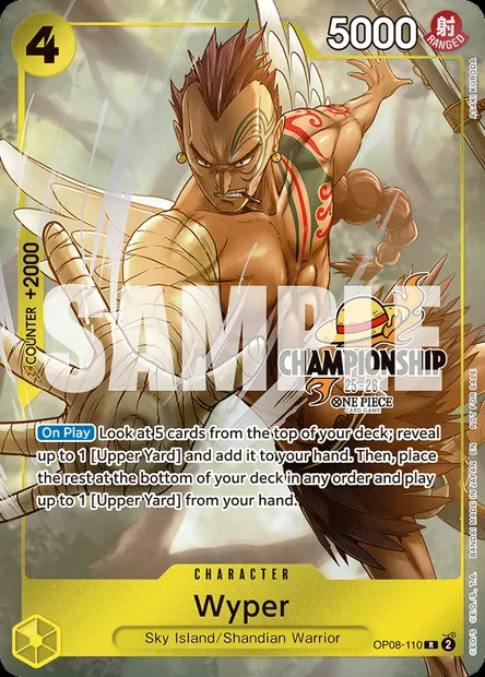 Wyper, One Piece card OP08-110 — TWO LEGENDS set