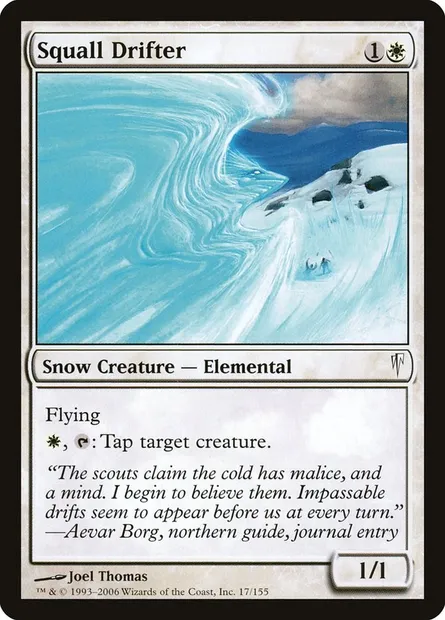 Squall Drifter, Magic card CSP 17 — Coldsnap set