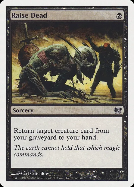 Raise Dead, Magic card 9ED 156 — Ninth Edition set