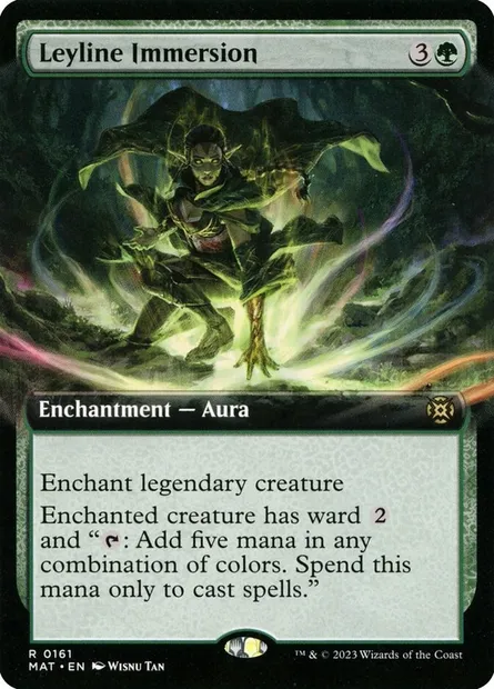 Leyline Immersion, Magic card MAT 161 — March of the Machine: The Aftermath set