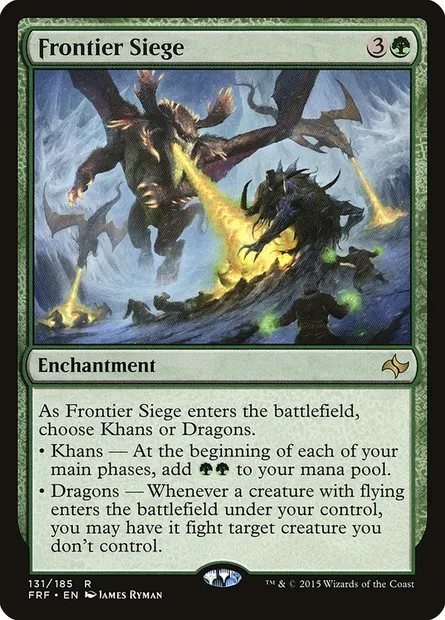 Frontier Siege, Magic card FRF 131 — Fate Reforged set