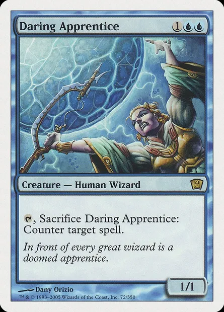 Daring Apprentice, Magic card 9ED 72 — Ninth Edition set