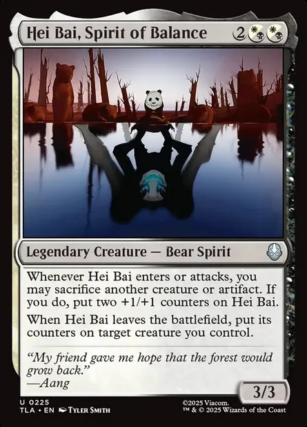 Hei Bai, Spirit of Balance, Magic card TLA 225 — Avatar: The Last Airbender set