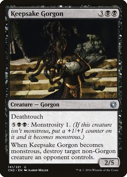 Keepsake Gorgon, Magic card CN2 141 — Conspiracy: Take the Crown set