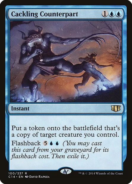 Cackling Counterpart, Magic card C14 100 — Commander 2014 set