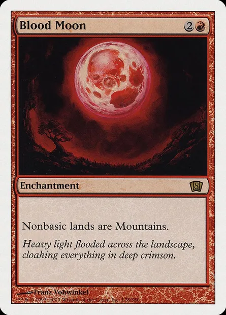 Blood Moon, Magic card 8ED 178 — Eighth Edition set