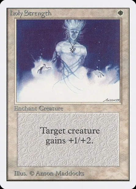 Force sacrée, carte Magic 2ED 25 — extension Unlimited Edition