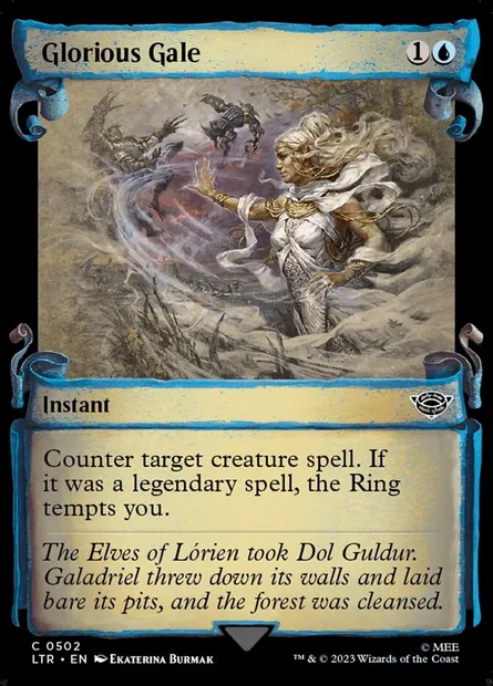 Glorious Gale, Magic card LTR 502 — The Lord of the Rings: Tales of Middle-earth set