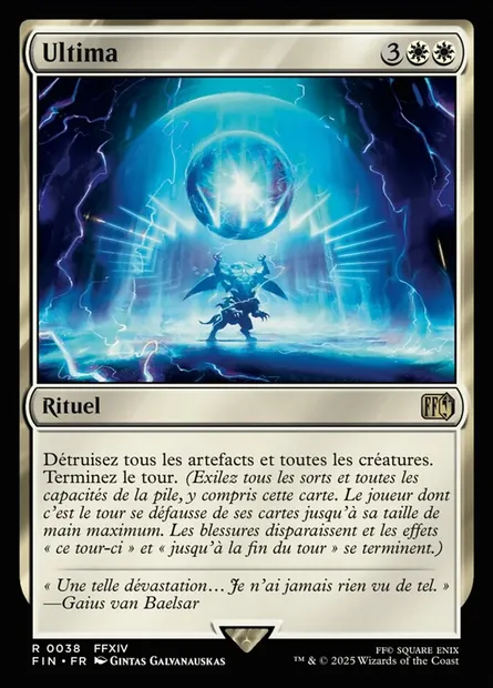 Ultima, carte Magic FIN 38 — extension Final Fantasy