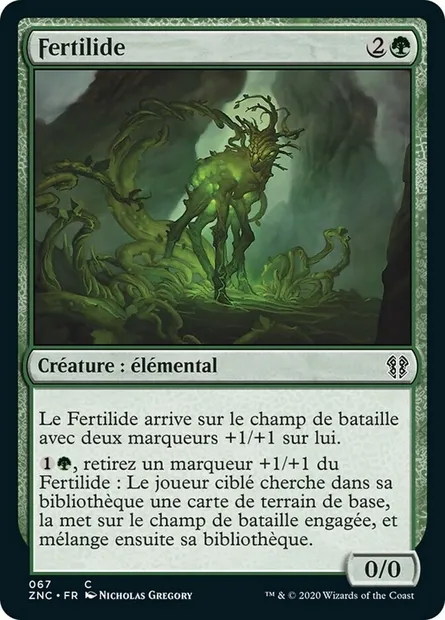 Fertilide, carte Magic ZNC 67 — extension Zendikar Rising Commander