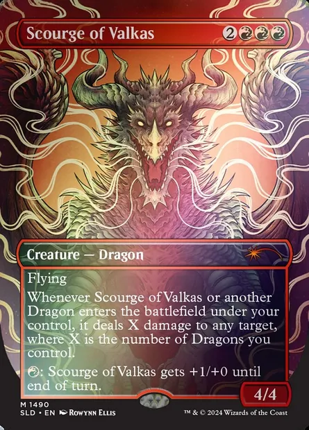 Scourge of Valkas, Magic card SLD 1490★ — Secret Lair Drop set