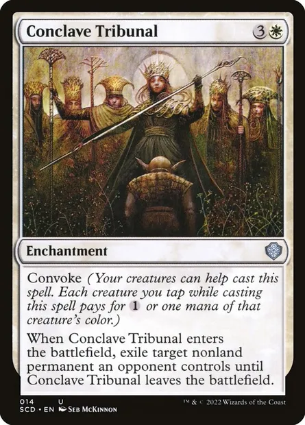 Conclave Tribunal, Magic card SCD 14 — Starter Commander Decks set