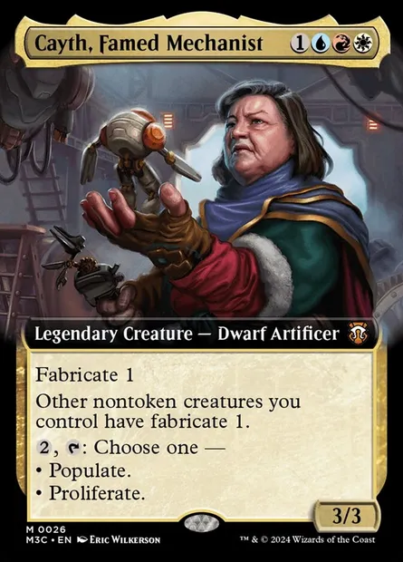 Cayth, Famed Mechanist, Magic card M3C 26 — Modern Horizons 3 Commander set