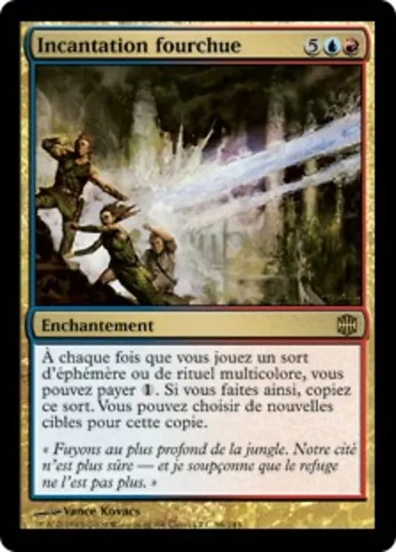 Incantation fourchue, carte Magic ARB 86 — extension La Renaissance d'Alara