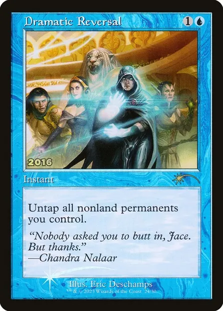 Inversion dramatique, carte Magic P30A 24 — extension 30th Anniversary Play Promos