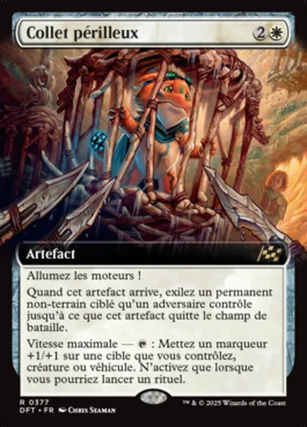 Collet périlleux, carte Magic DFT 377 — extension Aetherdrift