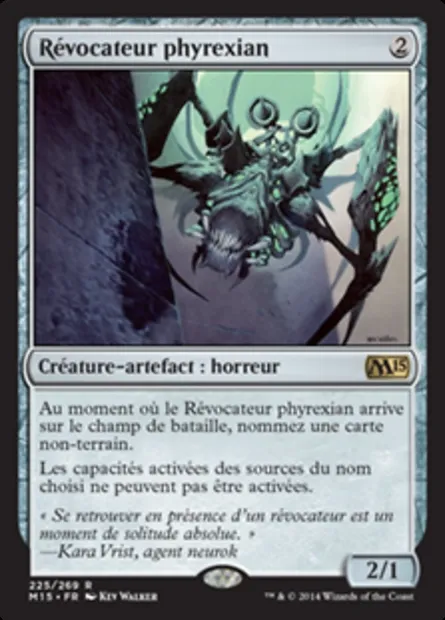 Révocateur phyrexian, carte Magic M15 225 — extension Magic 2015