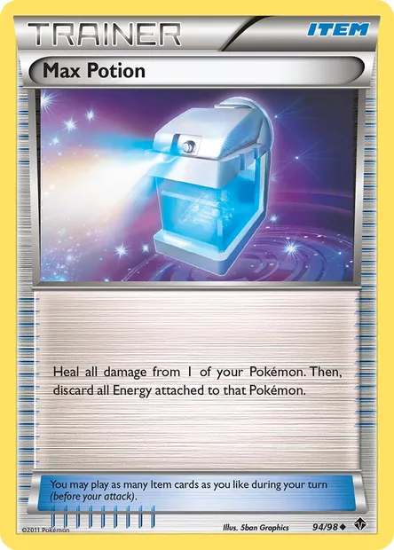 Max Potion, Pokémon card EPO 94 — Emerging Powers set