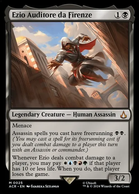 Ezio Auditore da Firenze, Magic card ACR 25 — Assassin's Creed set