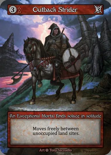 Outback Strider, Sorcery card ALP 115 — Alpha set