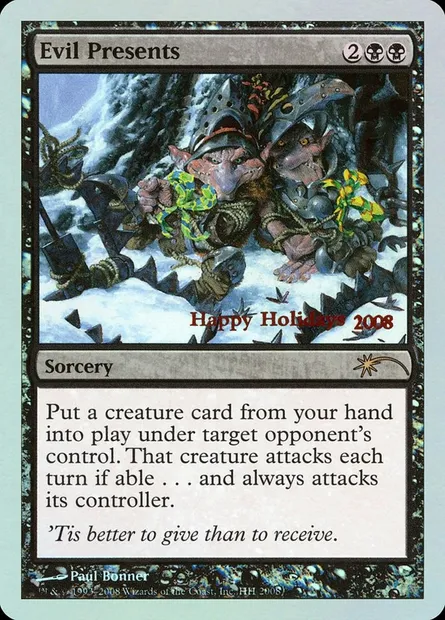 Evil Presents, carte Magic HHO 8 — extension Happy Holidays