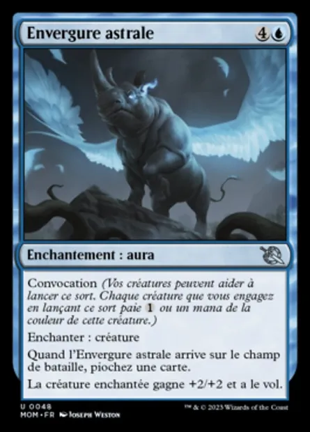 Envergure astrale, carte Magic MOM 48 — extension L'invasion des machines