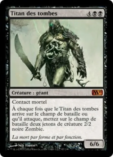 Titan des tombes, carte Magic M11 97 — extension Magic 2011