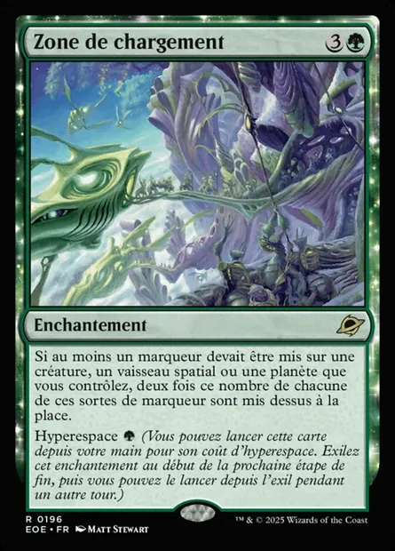 Zone de chargement, carte Magic EOE 196 — extension Edge of Eternities