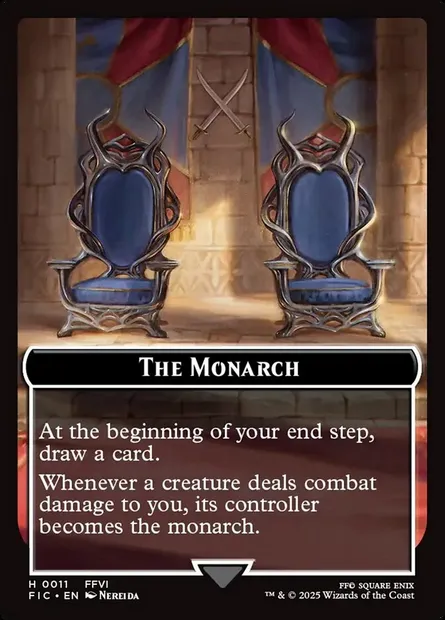The Monarch, Magic card TFIC 11 — Final Fantasy Commander Tokens set