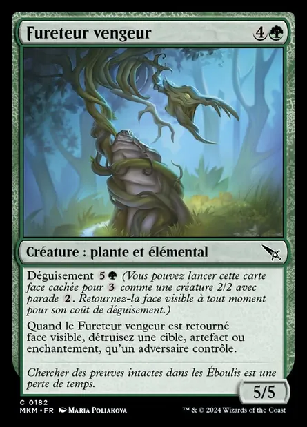 Fureteur vengeur, carte Magic MKM 182 — extension Murders at Karlov Manor