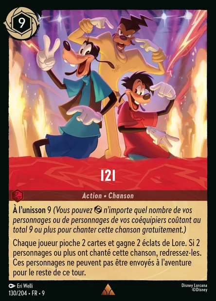 I2I, carte Disney Lorcana CH9-130 — extension Fabuleux