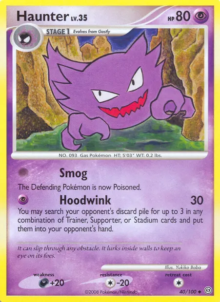 Spectrum, carte Pokémon SF 40 — extension Tempête