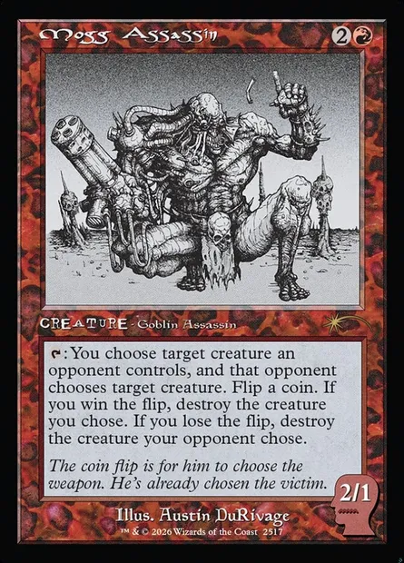 Assassin Mogg, carte Magic SLD 2517 — extension Secret Lair Drop