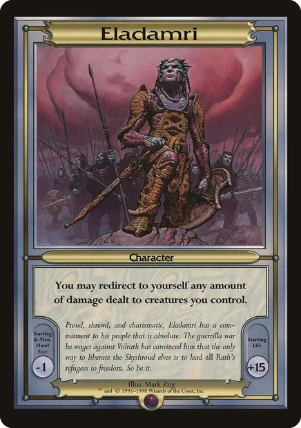 Eladamri, Magic card PVAN 301 — Vanguard Series set