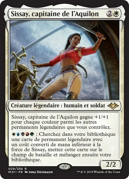 Sissay, capitaine de l'Aquilon, carte Magic MH1 29 — extension Horizons du Modern