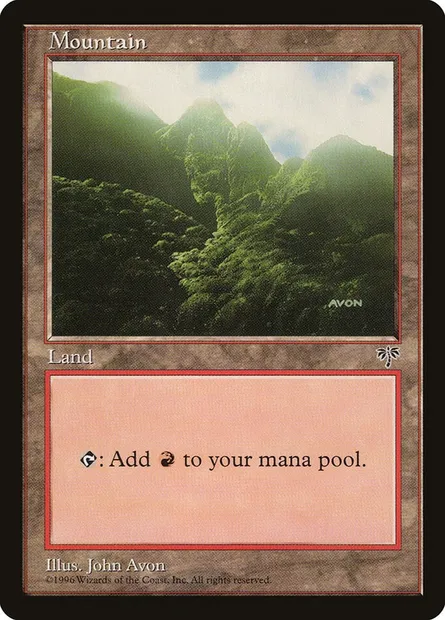 Montagne, carte Magic MIR 343 — extension Mirage