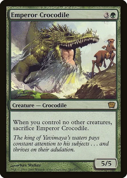 Emperor Crocodile, Magic card 9ED 241★ — Ninth Edition set