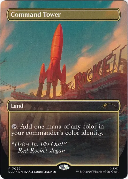 Tour de commandement, carte Magic SLD 7097 — extension Secret Lair Drop