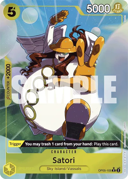 Satori, One Piece card OP05-105 — AWAKENING OF THE NEW ERA set
