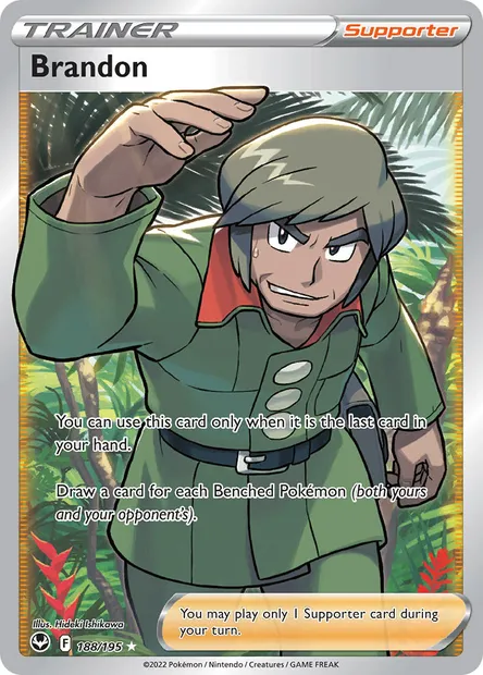 Brandon, Pokémon card SIT 188 — Silver Tempest set