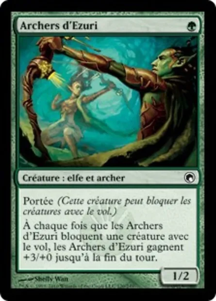 Archers d'Ezuri, carte Magic SOM 120 — extension Cicatrices de Mirrodin