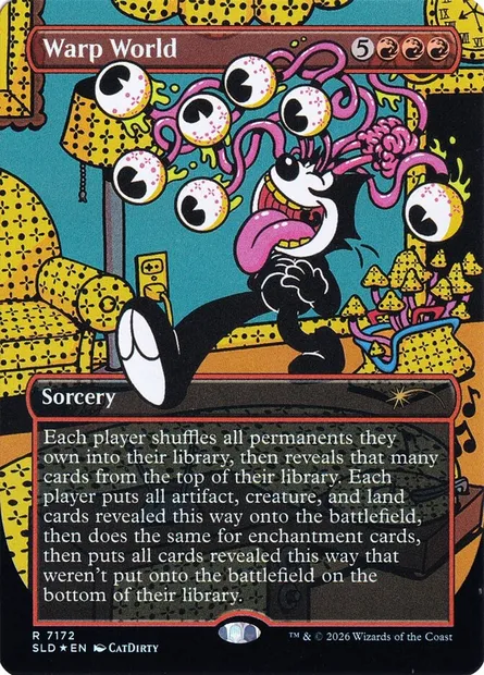 Warp World, Magic card SLD 7172 — Secret Lair Drop set