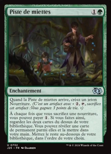 Piste de miettes, carte Magic J25 732 — extension Foundations Jumpstart