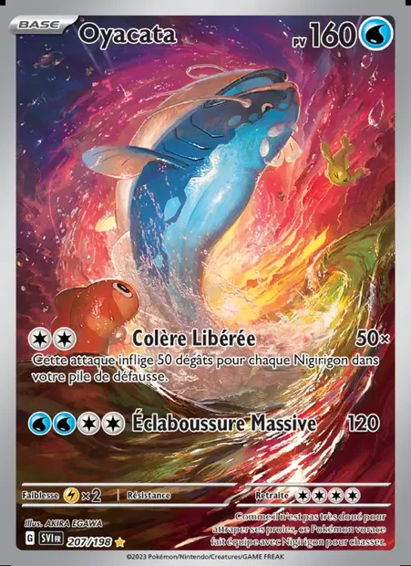 Oyacata, carte Pokémon SVI 207 — extension Écarlate et Violet